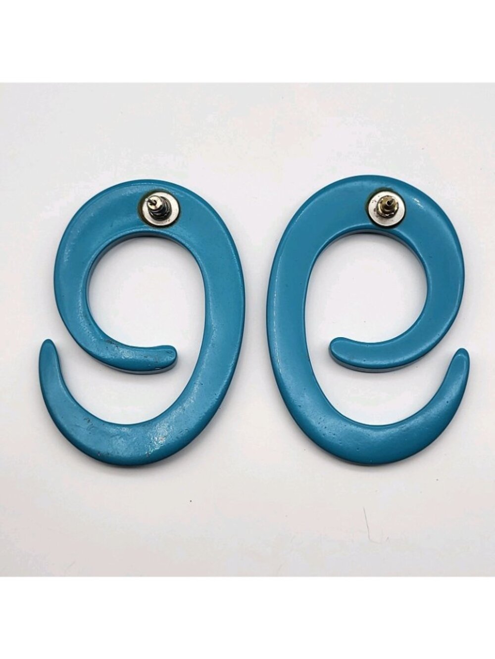 Retro 80's Earrings lot Bold pierced festival Maximalist Big Boho Funky - Picture 7 of 11